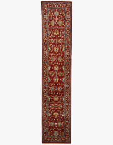 2' 7 x 12' Hand Knotted Ariana Ziegler Runner Rug