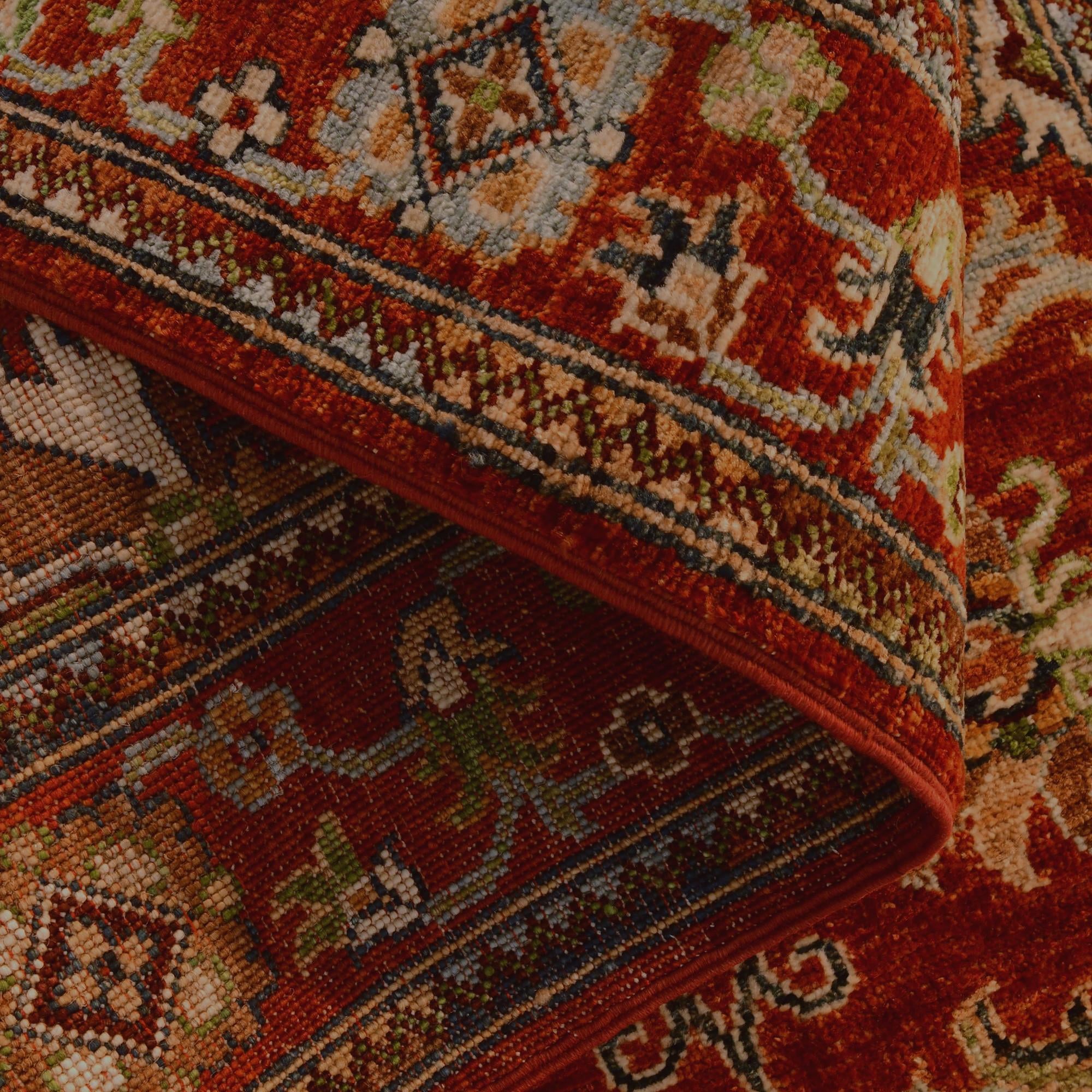 2' 7 x 11' 11 Hand Knotted Ariana Ziegler Runner Rug