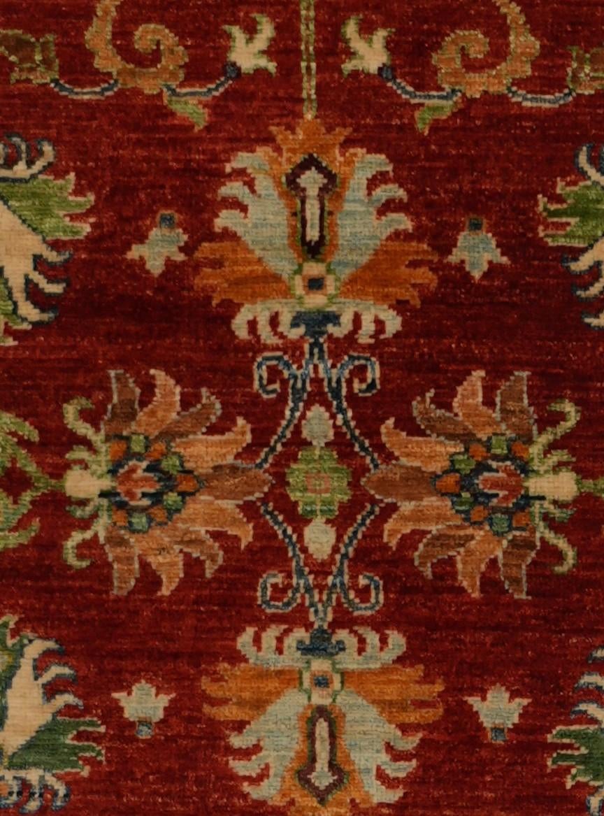 2' 7 x 11' 11 Hand Knotted Ariana Ziegler Runner Rug