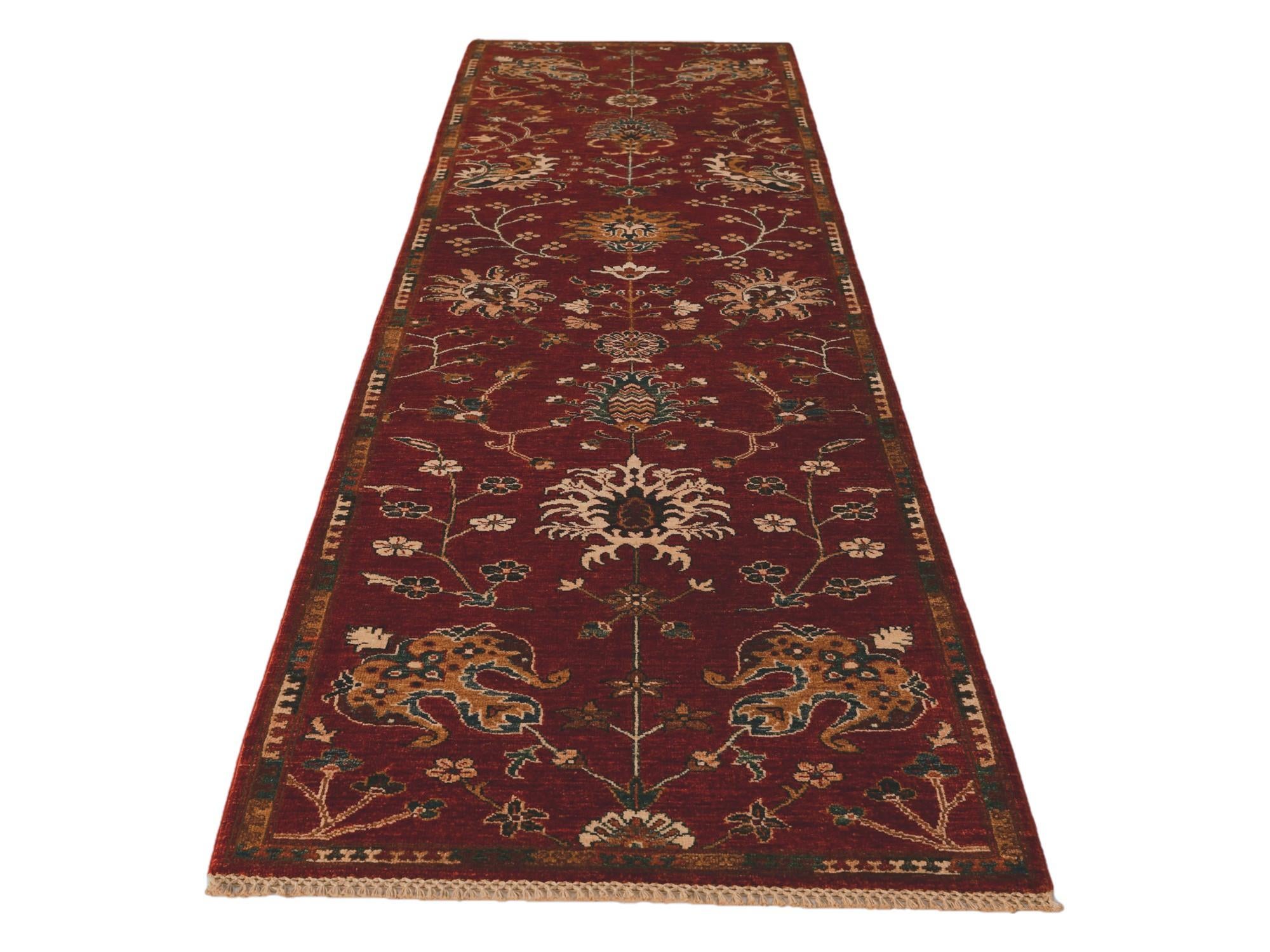 2' 9 x 9' 11 Hand Knotted Ariana Ziegler Runner Rug