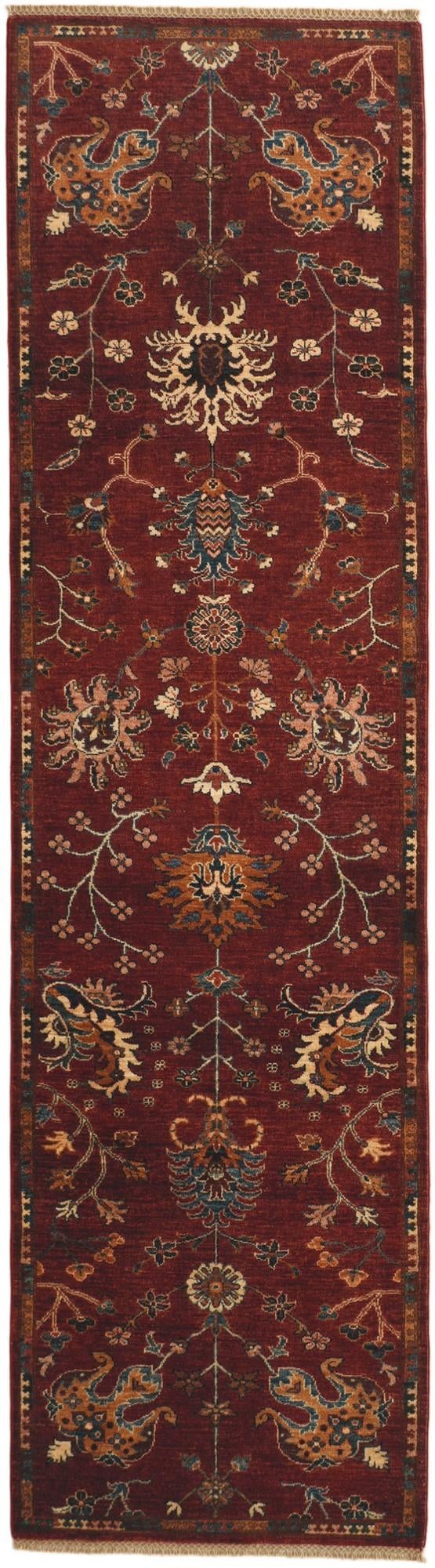 2' 9 x 9' 11 Hand Knotted Ariana Ziegler Runner Rug
