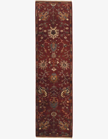 2' 9 x 9' 11 Hand Knotted Ariana Ziegler Runner Rug