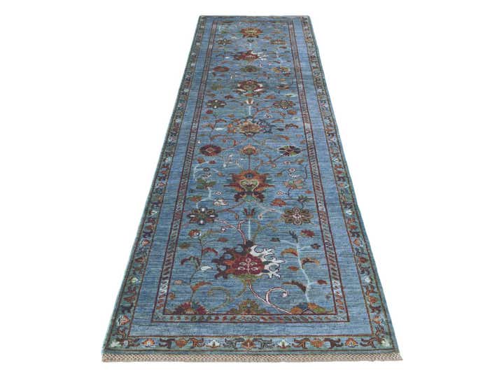 80cm x 305cm Hand Knotted Ariana Ziegler Runner Rug