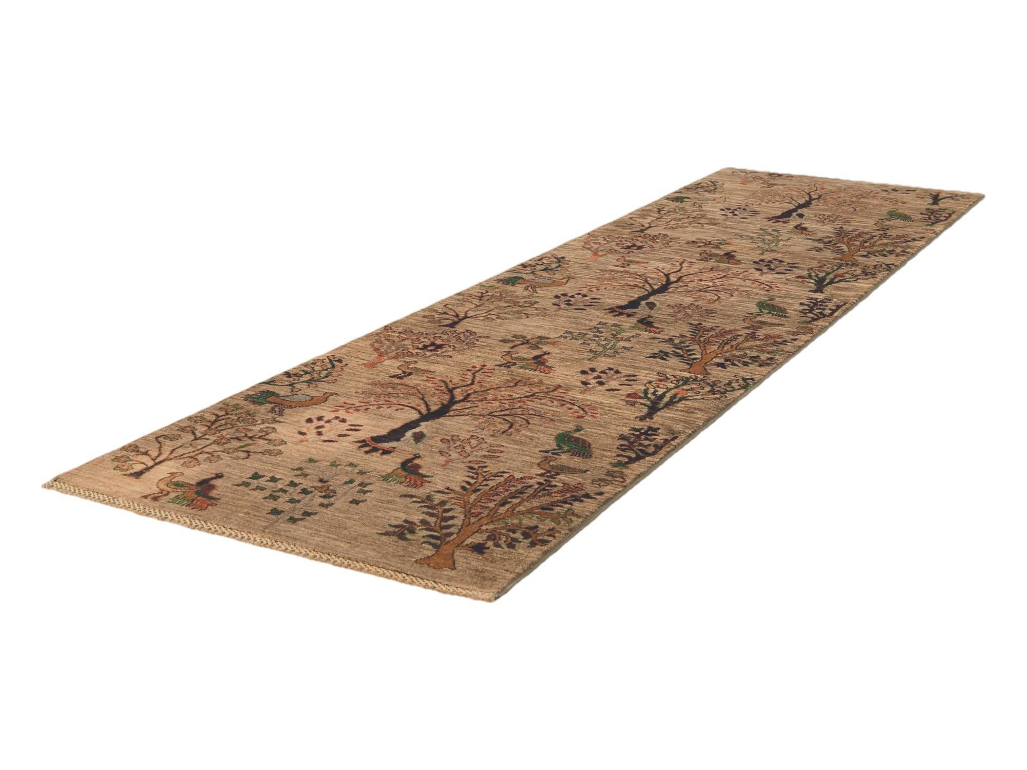 2' 7 x 9' 6 Hand Knotted Ariana Ziegler Runner Rug