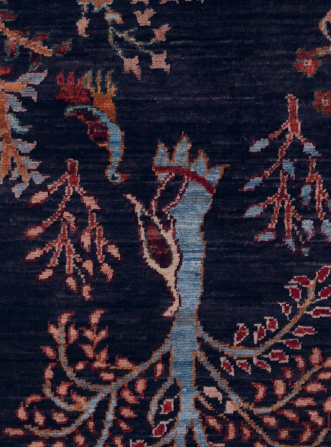 2' 7 x 9' 8 Hand Knotted Ariana Ziegler Runner Rug