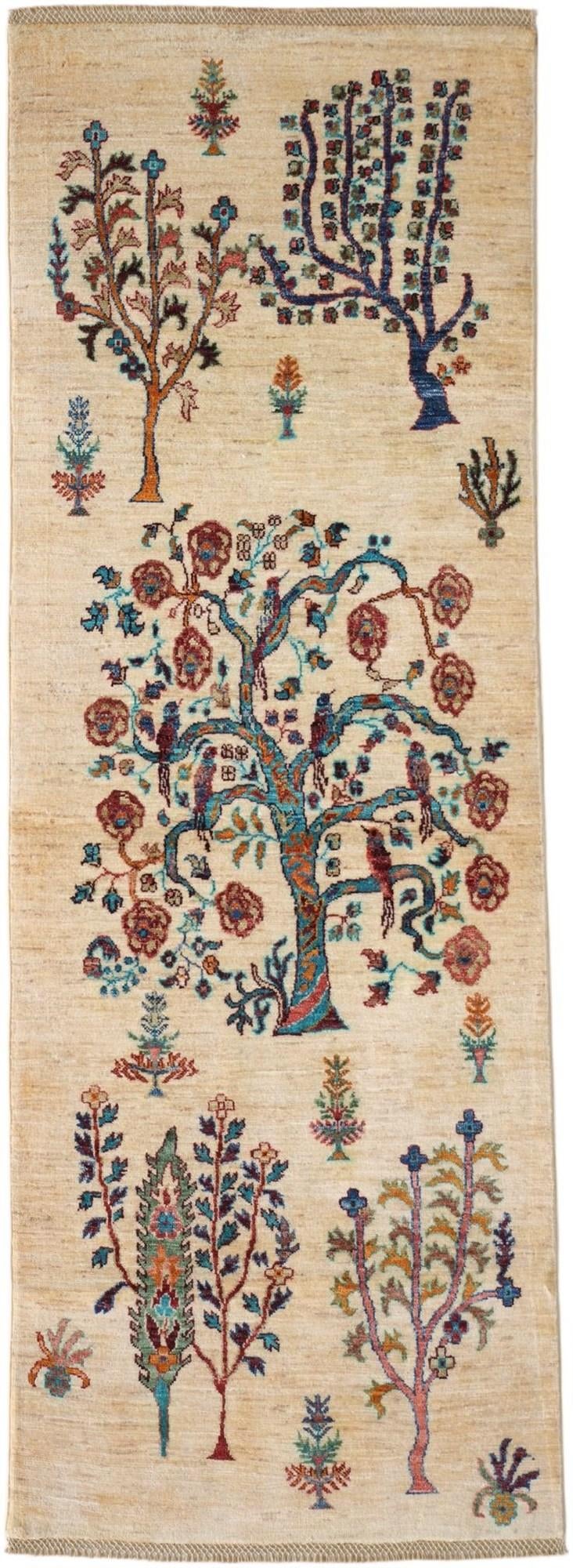2' 6 x 6' 11 Hand Knotted Ariana Ziegler Runner Rug