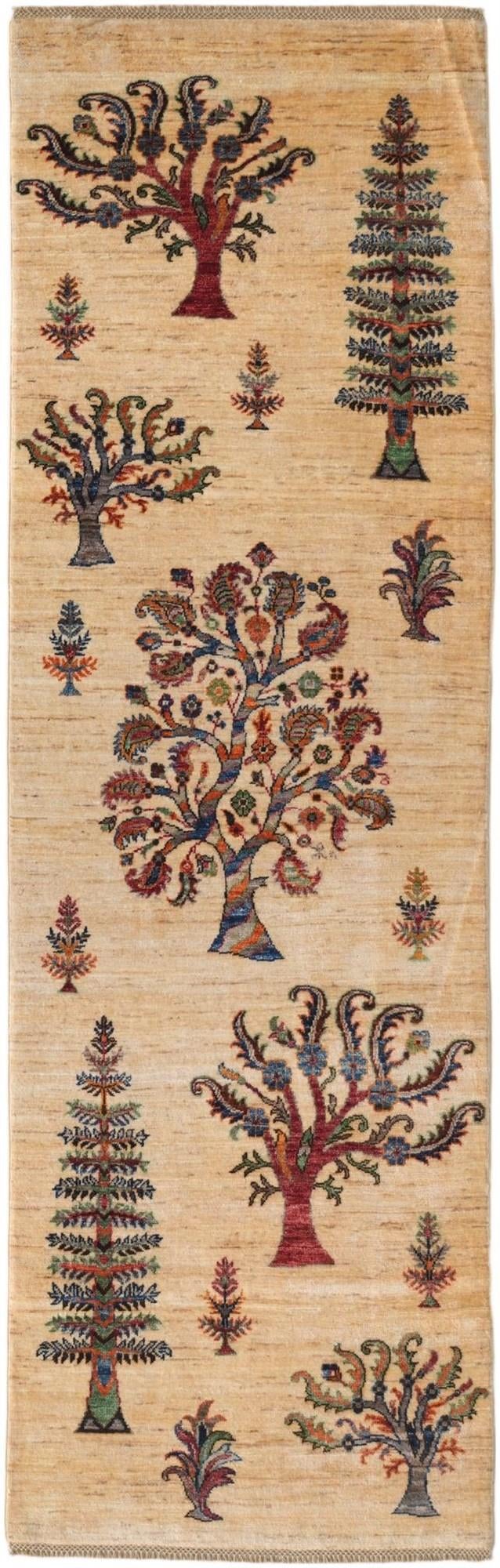 2' 7 x 8' 4 Hand Knotted Ariana Ziegler Runner Rug