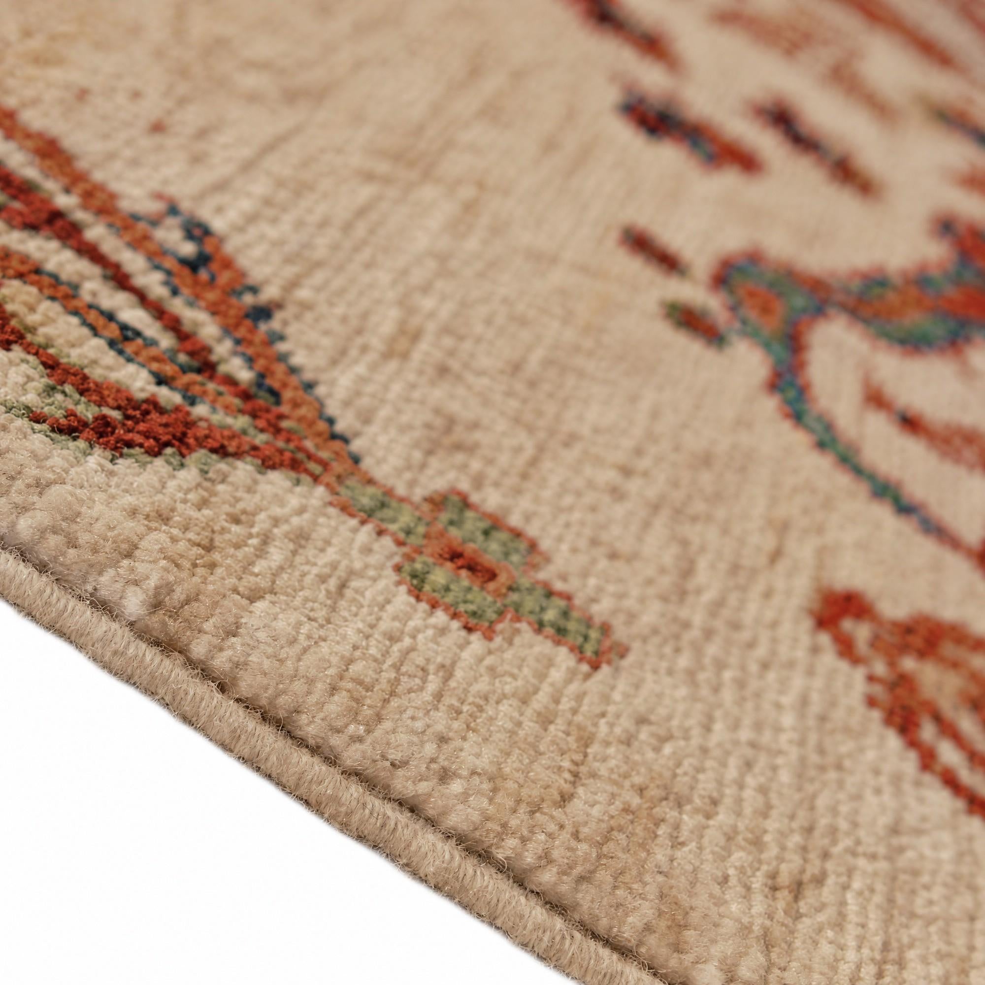 85cm x 210cm Hand Knotted Ariana Ziegler Runner Rug