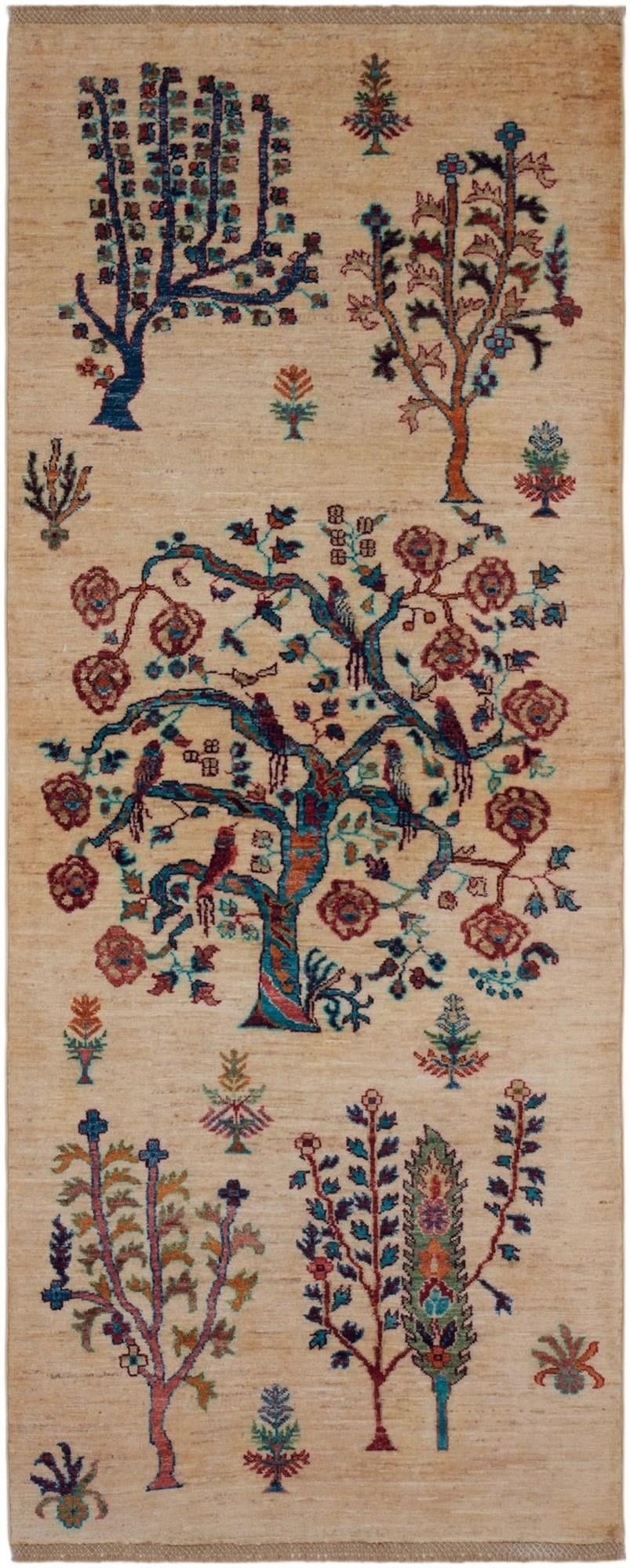 2' 9 x 6' 10 Hand Knotted Ariana Ziegler Runner Rug