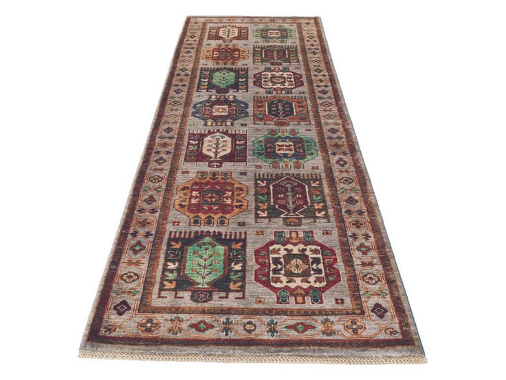 Detail image of 2' 10 x 9' 1 Hand Knotted Ariana Ziegler Runner Rug