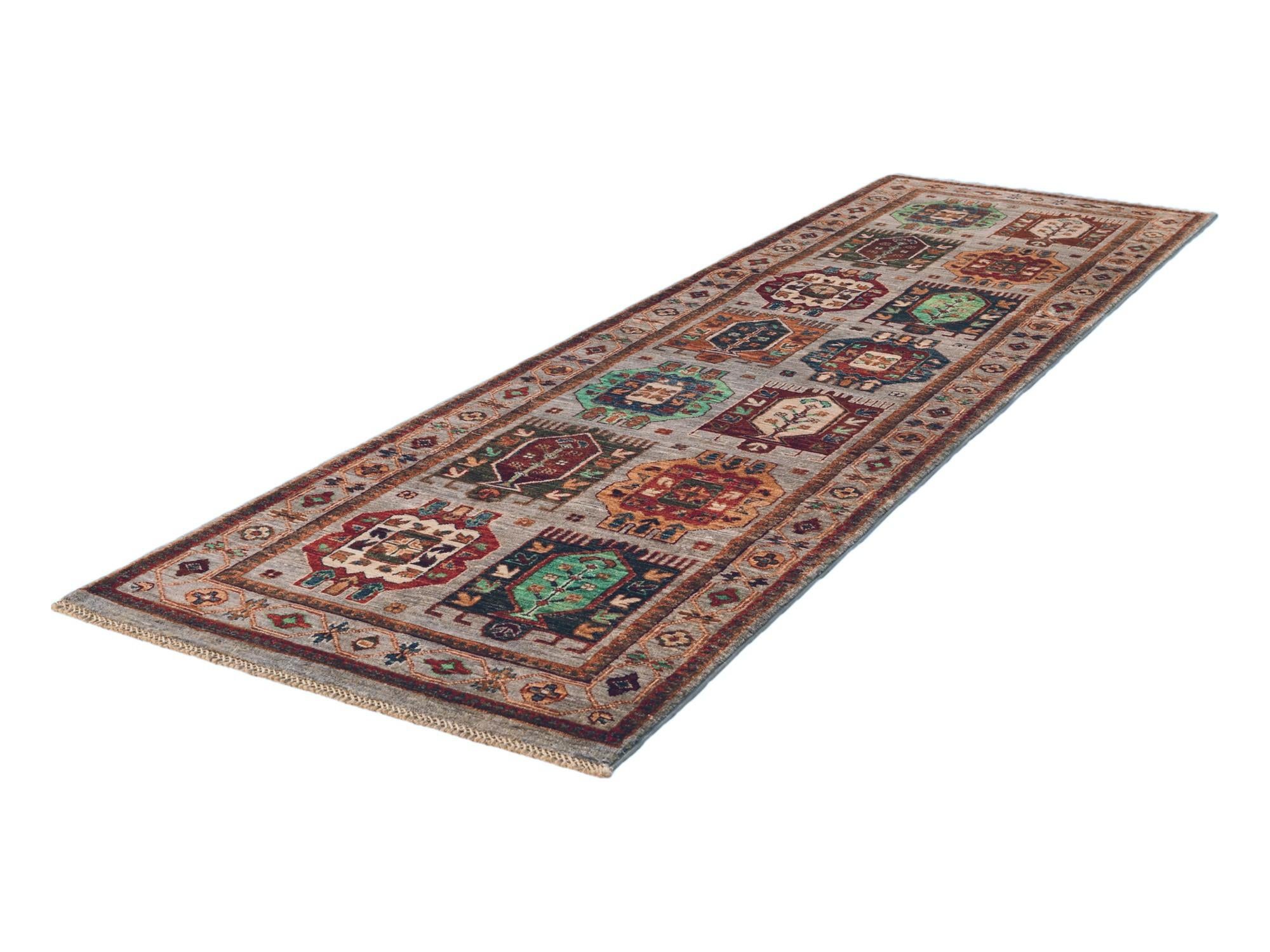 2' 8 x 9' 3 Hand Knotted Ariana Ziegler Runner Rug