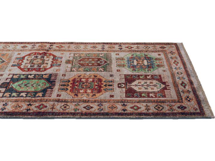 2' 8 x 9' 3 Hand Knotted Ariana Ziegler Runner Rug