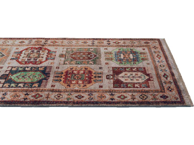 Detail image of 2' 8 x 9' 3 Hand Knotted Ariana Ziegler Runner Rug