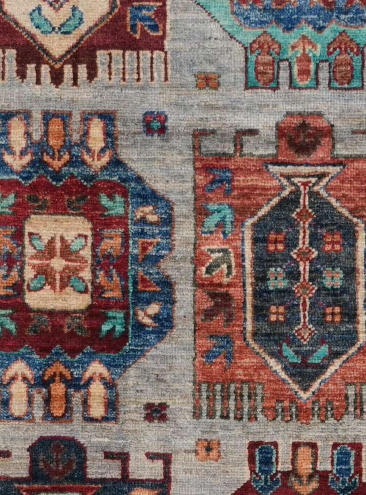 2' 8 x 9' 3 Hand Knotted Ariana Ziegler Runner Rug
