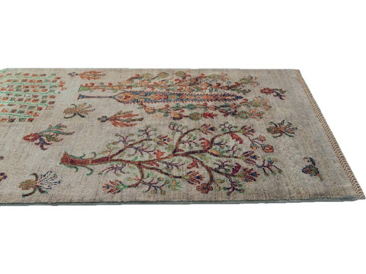 Detail image of 85cm x 245cm anudado a mano Ariana Ziegler Alfombra Pasillera