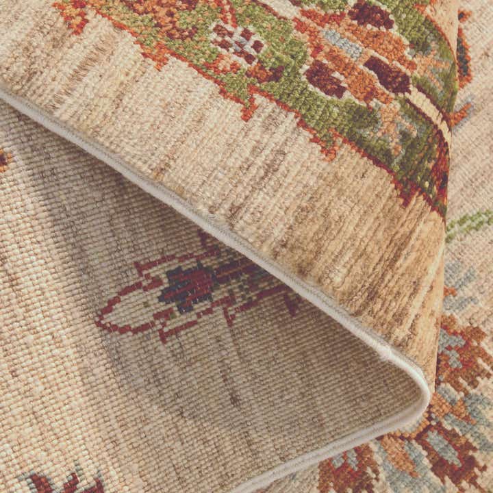 2' 7 x 9' 7 Hand Knotted Ariana Ziegler Runner Rug