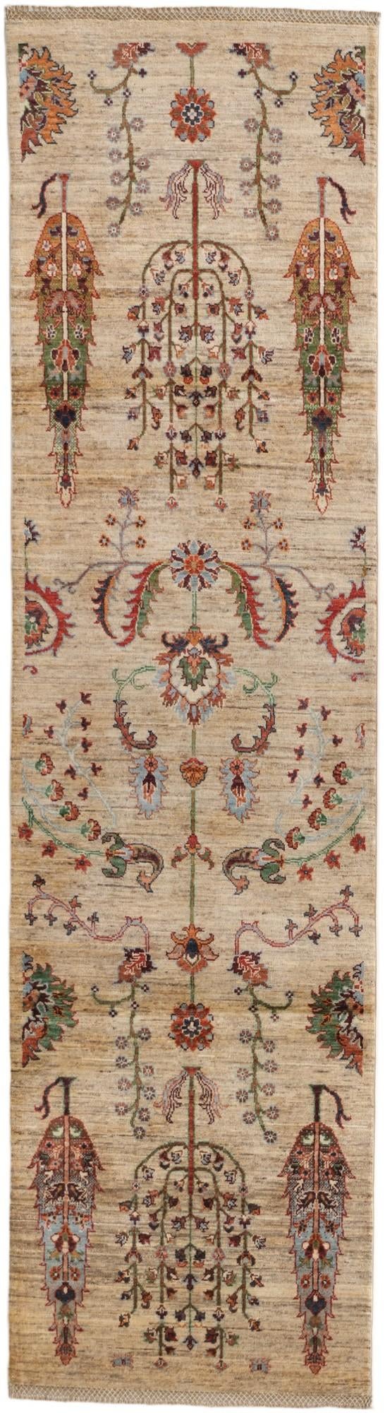 2' 7 x 9' 7 Hand Knotted Ariana Ziegler Runner Rug
