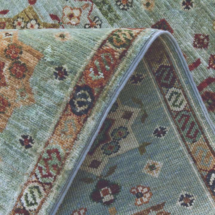 2' 7 x 9' 7 Hand Knotted Ariana Ziegler Runner Rug