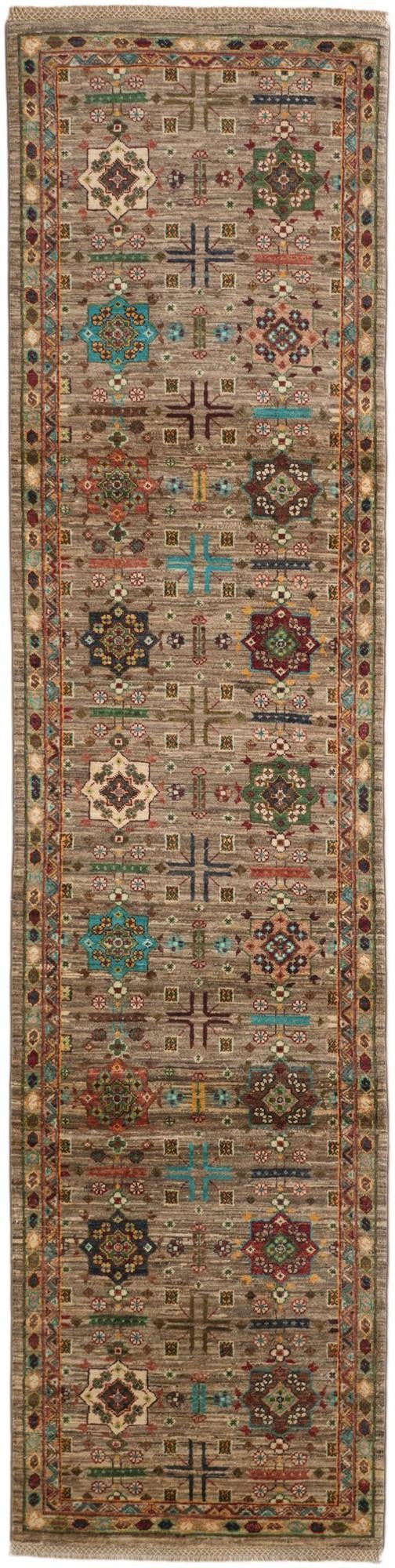 2' 6 x 10' 2 Hand Knotted Ariana Ziegler Runner Rug