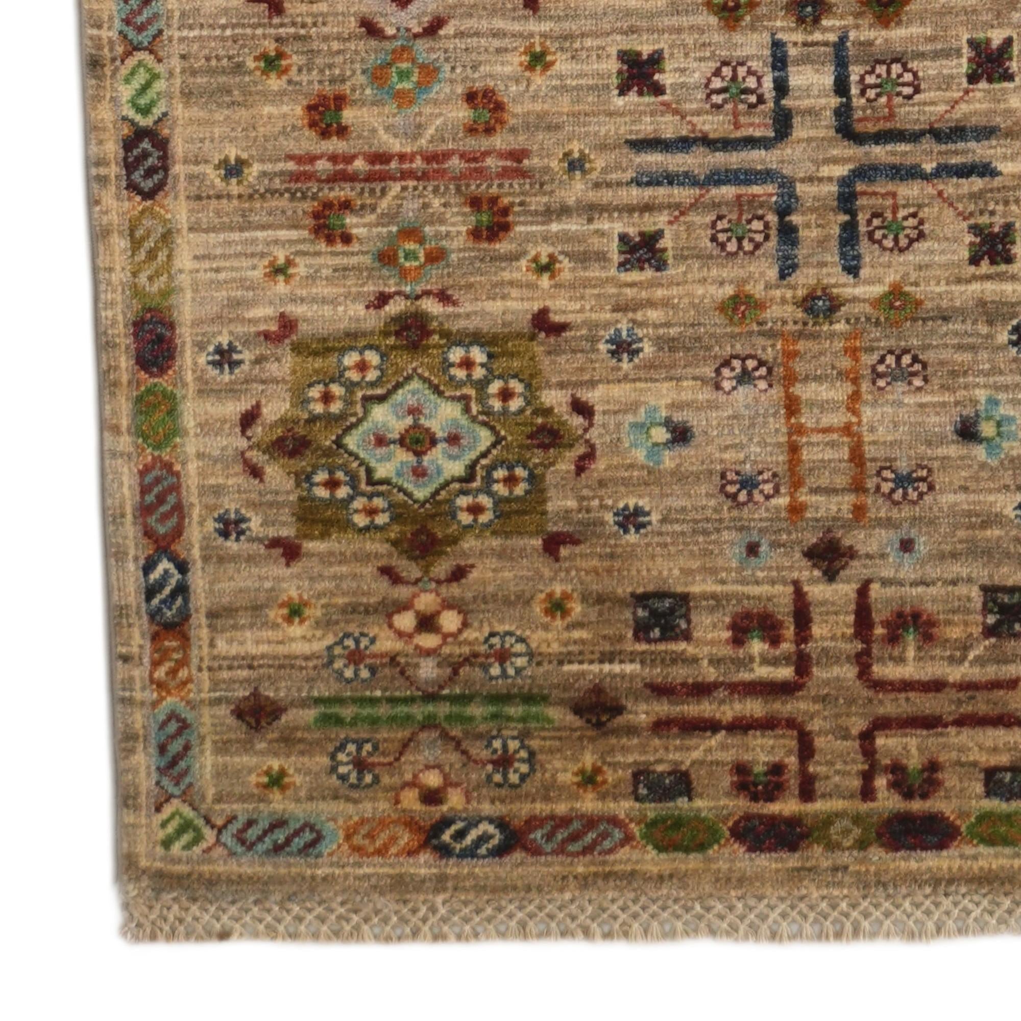 80cm x 295cm Hand Knotted Ariana Ziegler Runner Rug