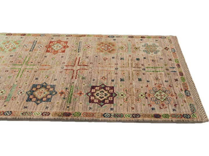 2' 9 x 8' 4 Hand Knotted Ariana Ziegler Runner Rug