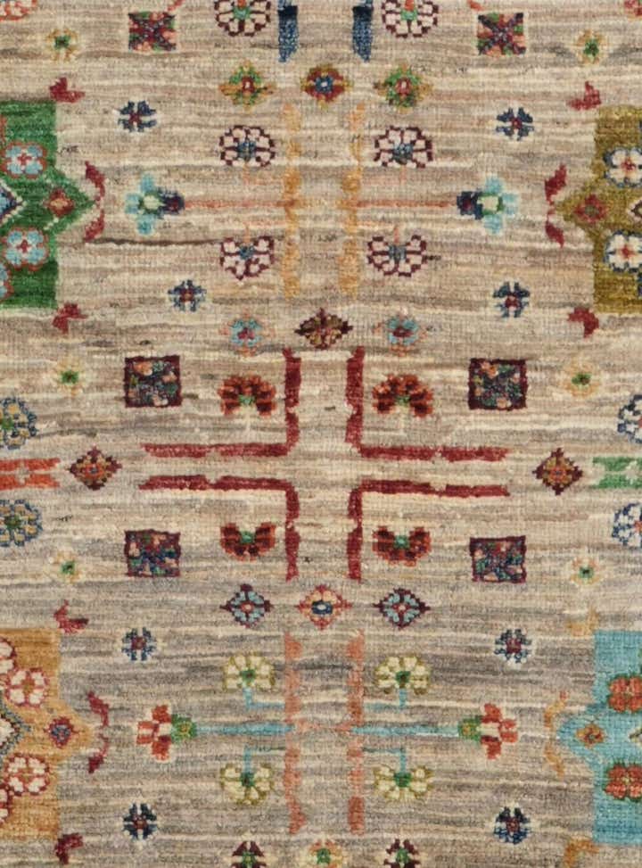 2' 9 x 8' 4 Hand Knotted Ariana Ziegler Runner Rug