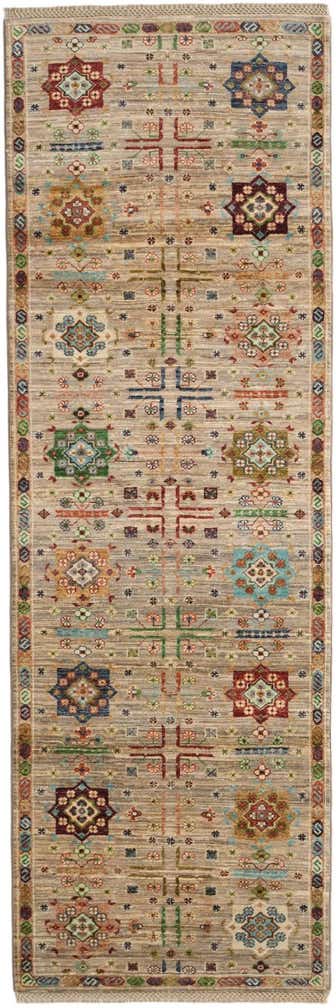 2' 9 x 8' 4 Hand Knotted Ariana Ziegler Runner Rug
