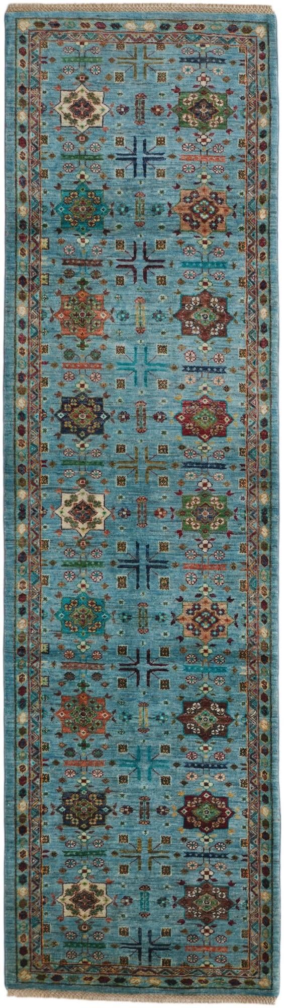 2' 10 x 10' 1 Hand Knotted Ariana Ziegler Runner Rug