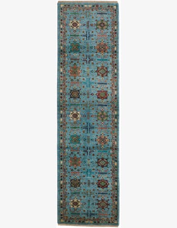 2' 10 x 10' 1 Hand Knotted Ariana Ziegler Runner Rug