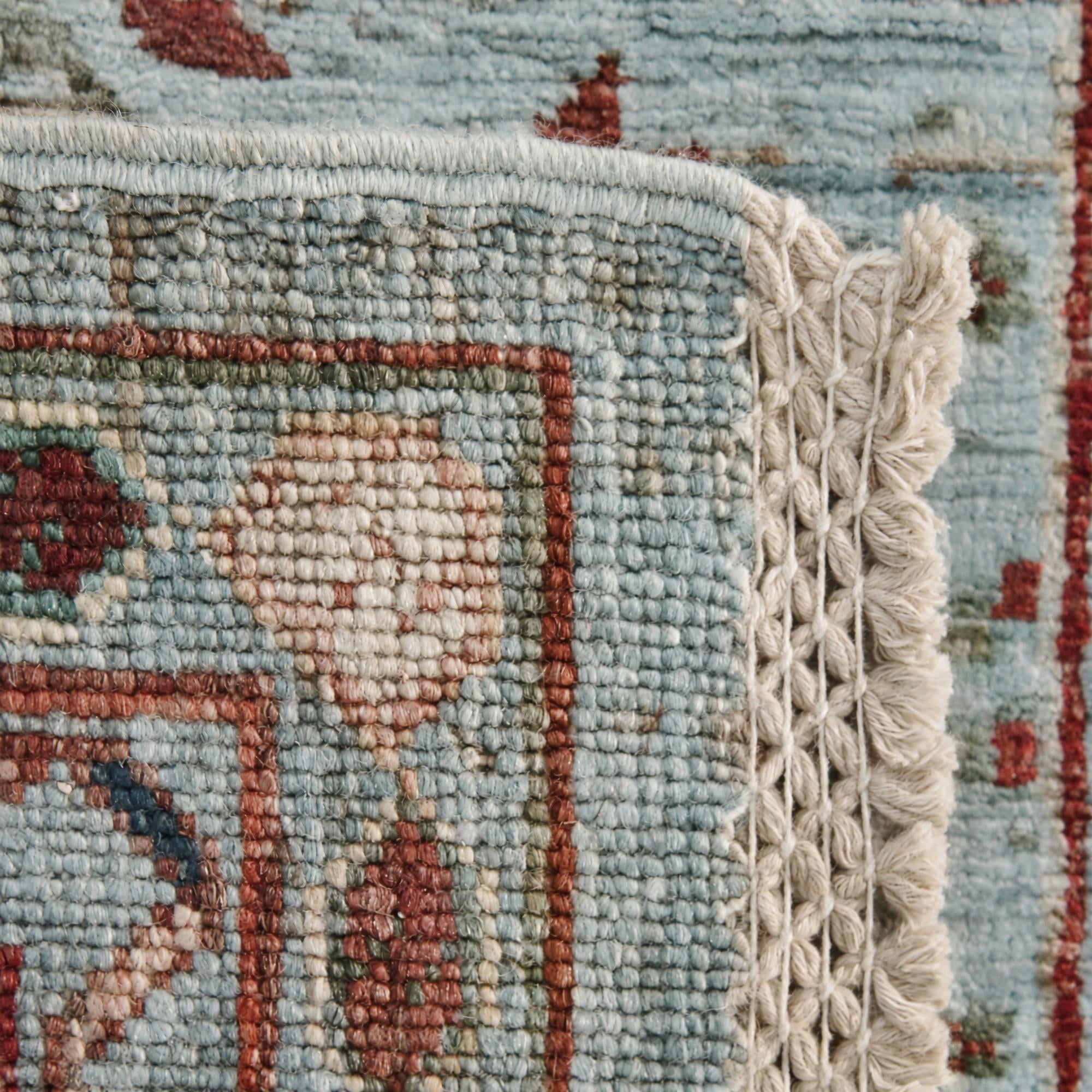 85cm x 305cm Hand Knotted Ariana Ziegler Runner Rug