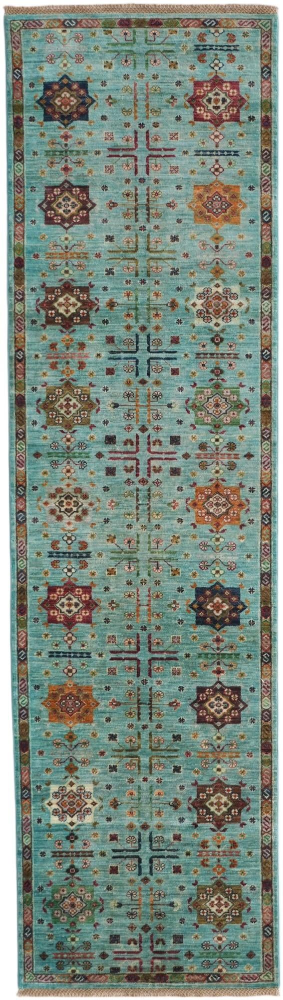 2' 9 x 9' 10 Hand Knotted Ariana Ziegler Runner Rug