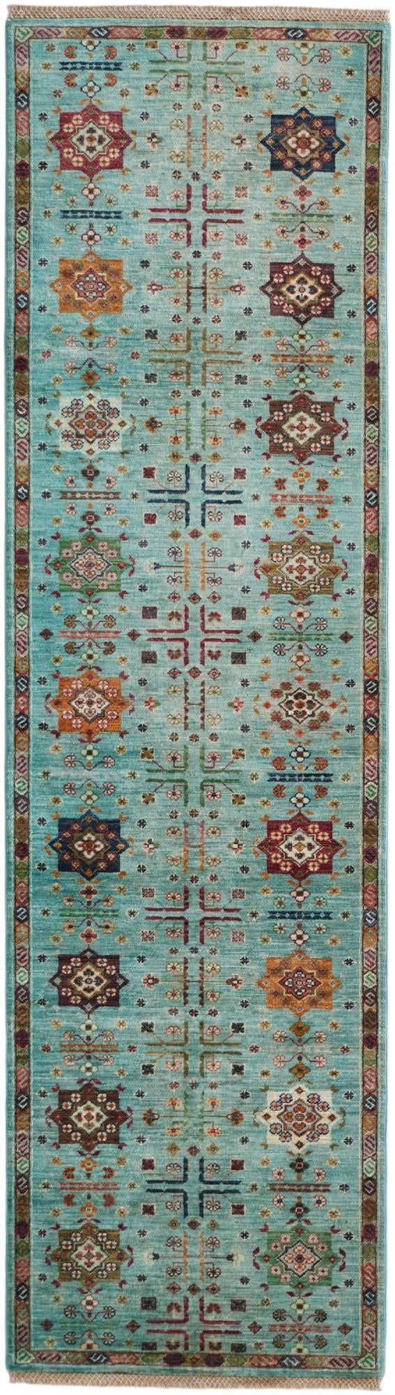 2' 9 x 9' 10 Hand Knotted Ariana Ziegler Runner Rug