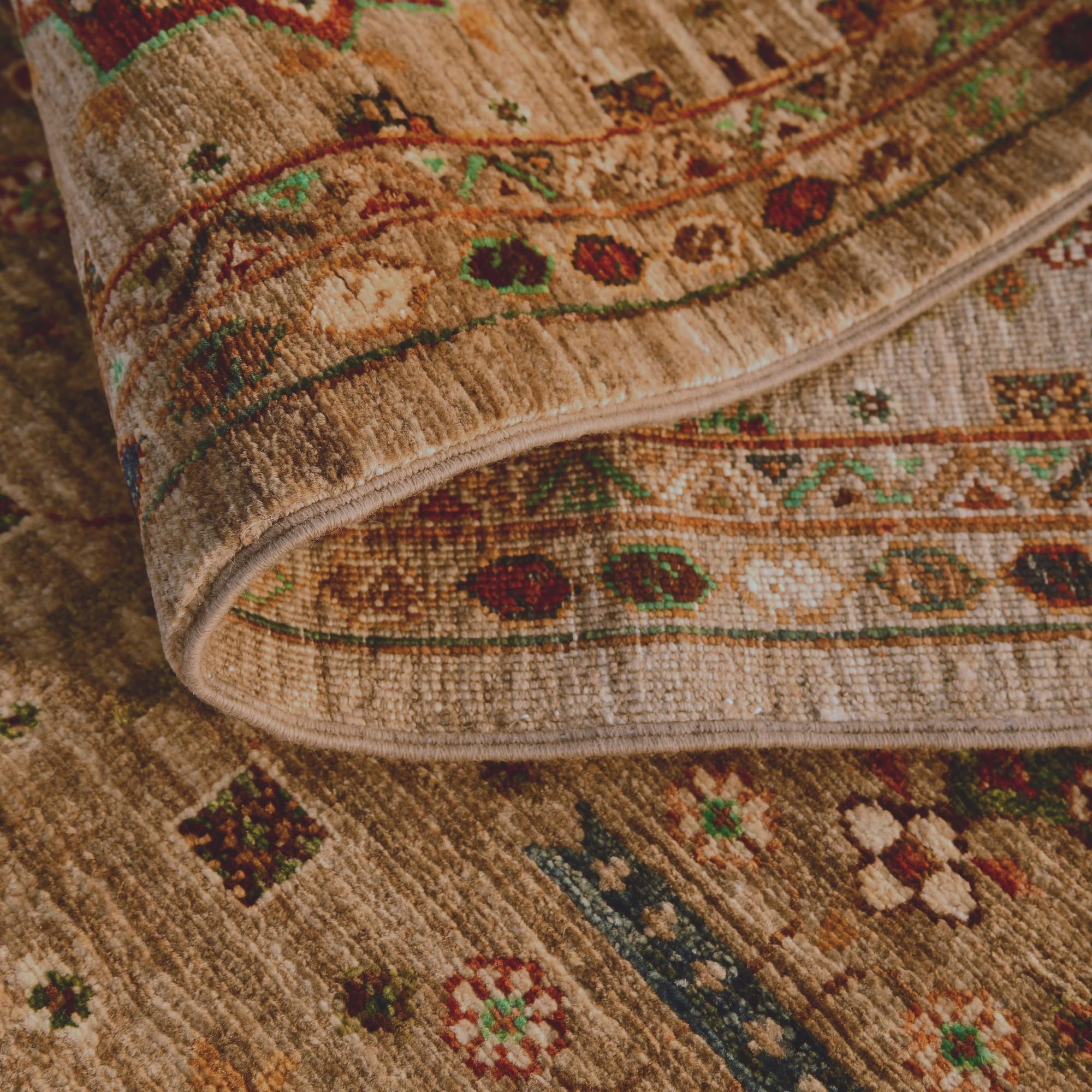 2' 9 x 10' Hand Knotted Ariana Ziegler Runner Rug