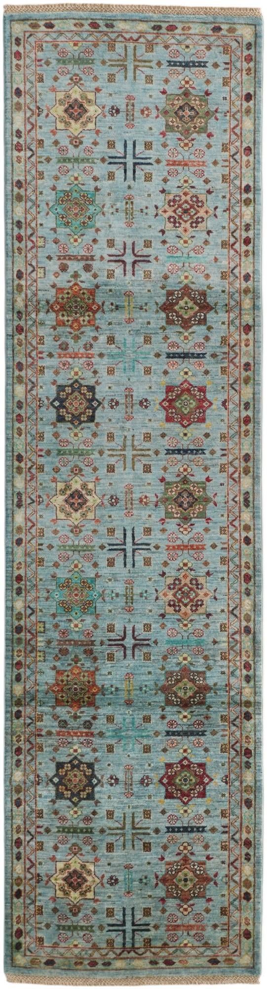 2' 8 x 10' 1 Hand Knotted Ariana Ziegler Runner Rug