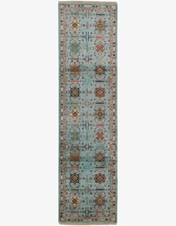 2' 8 x 10' 1 Hand Knotted Ariana Ziegler Runner Rug