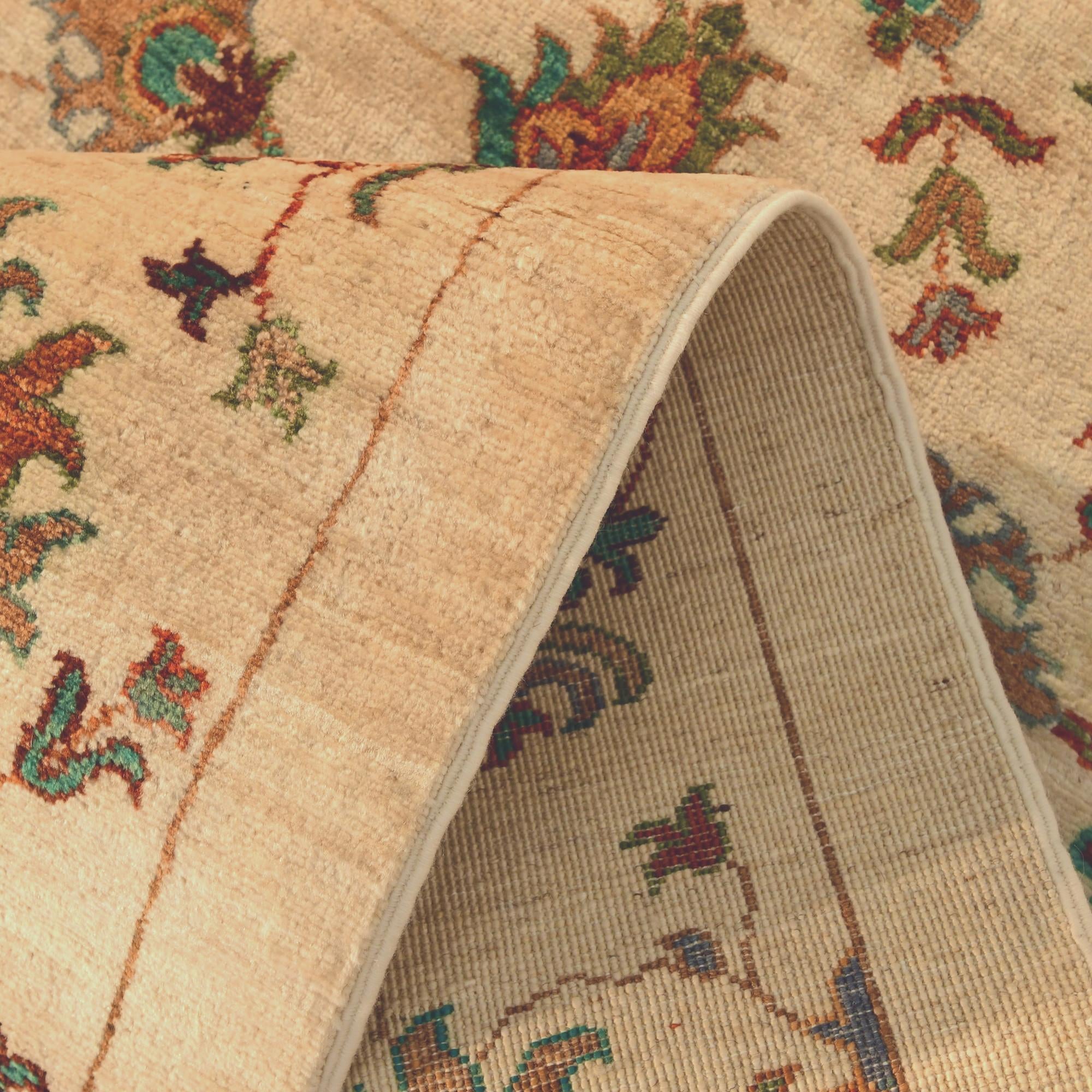 2' 9 x 11' 9 Hand Knotted Ariana Ziegler Runner Rug