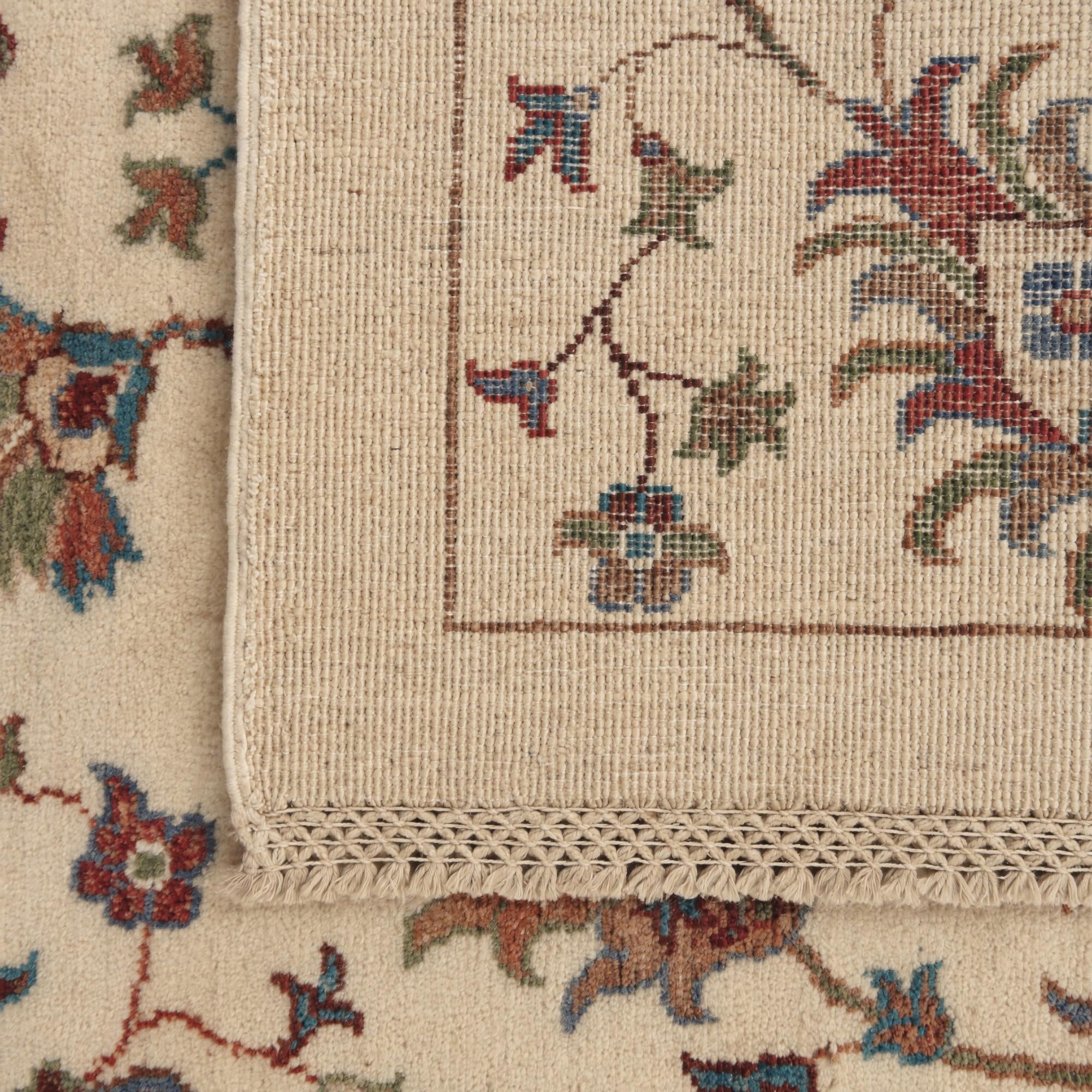 85cm x 355cm Hand Knotted Ariana Ziegler Runner Rug