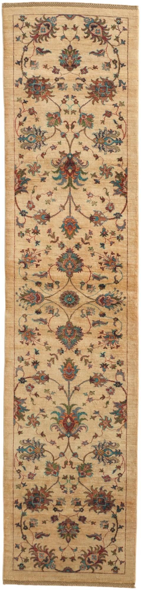 2' 9 x 11' 9 Hand Knotted Ariana Ziegler Runner Rug