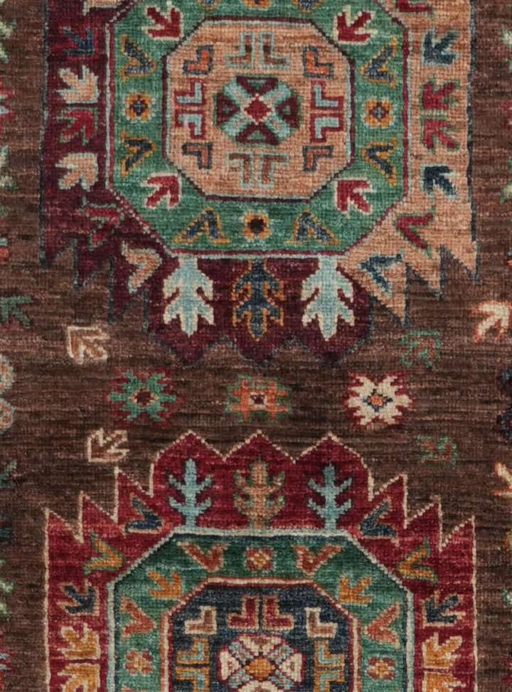 2' 9 x 9' 11 Hand Knotted Ariana Ziegler Runner Rug
