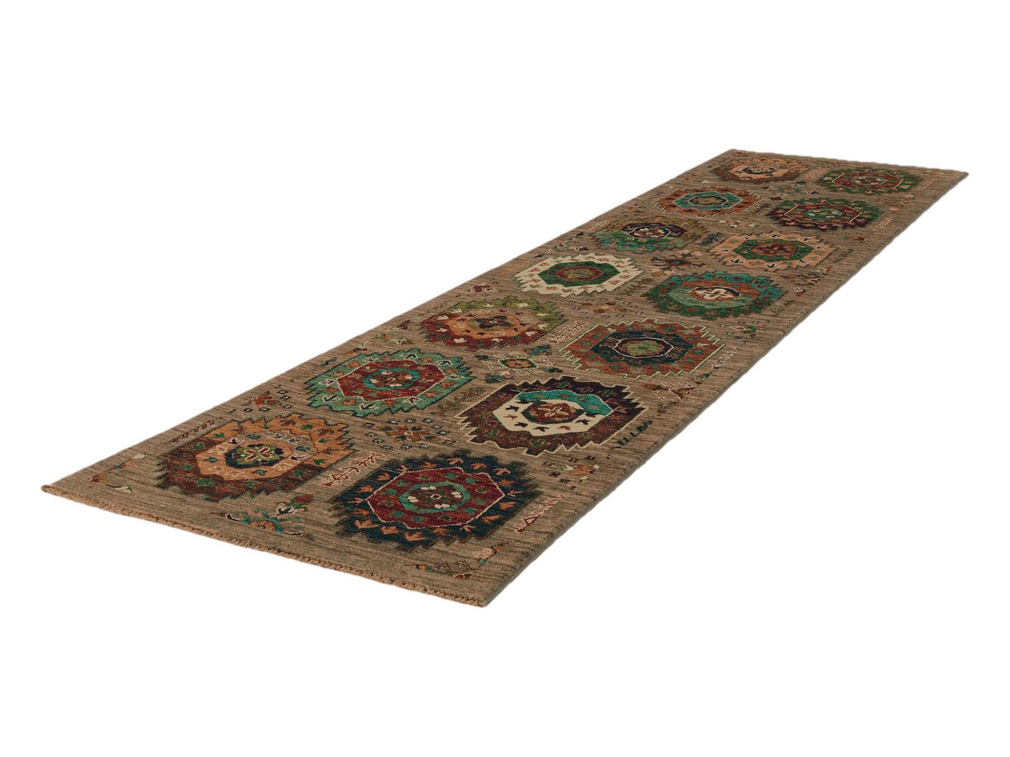 2' 7 x 10' 1 Hand Knotted Ariana Ziegler Runner Rug