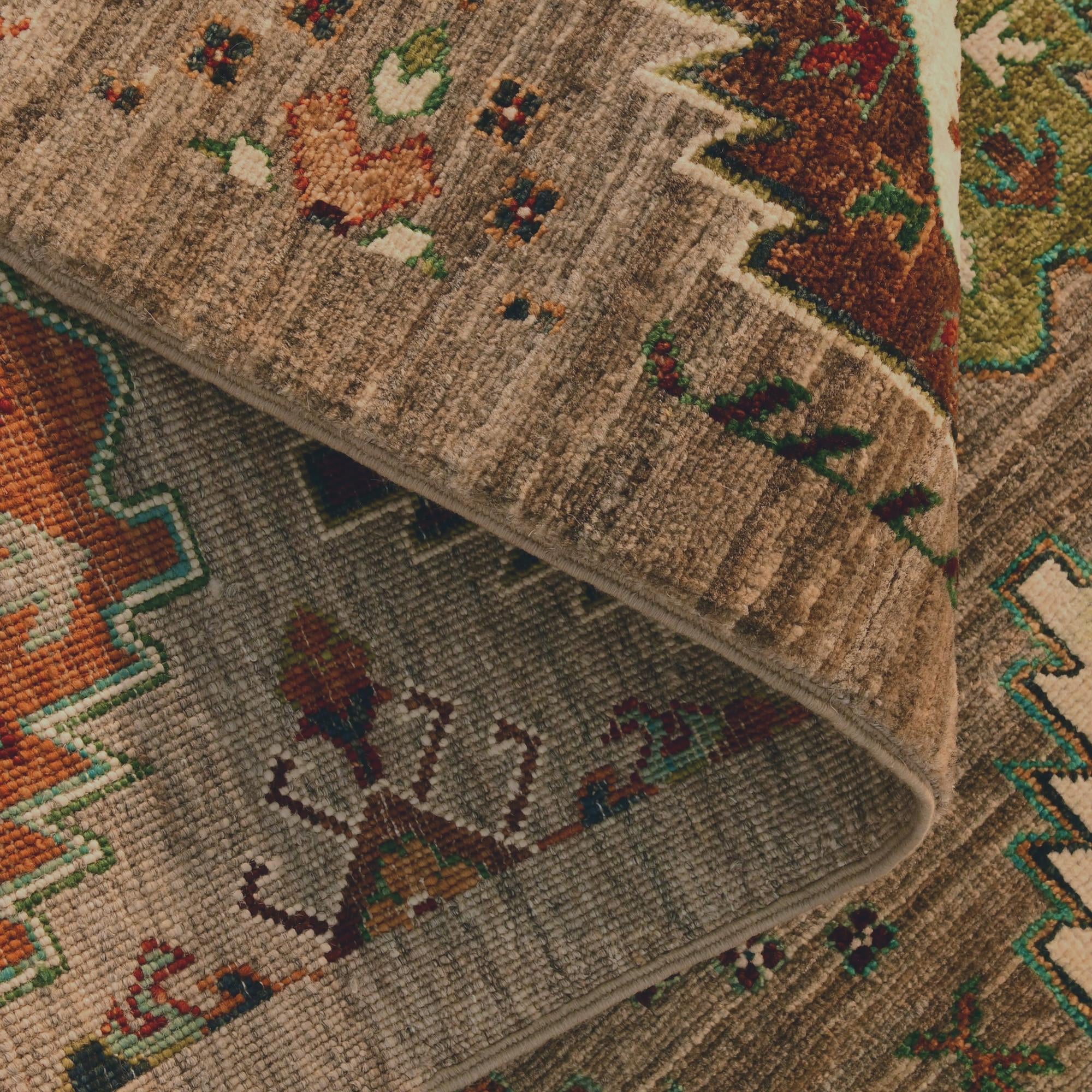 2' 7 x 10' 1 Hand Knotted Ariana Ziegler Runner Rug