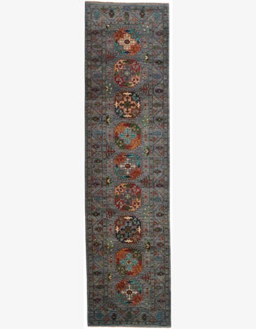 2' 9 x 10' 4 Hand Knotted Ariana Ziegler Runner Rug