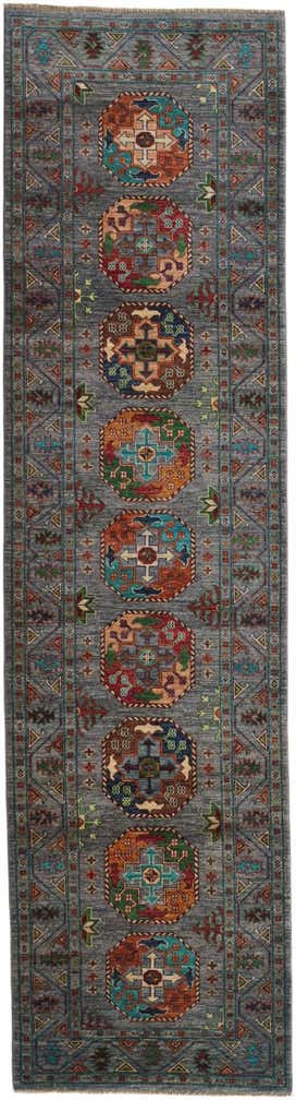 2' 9 x 10' 4 Hand Knotted Ariana Ziegler Runner Rug