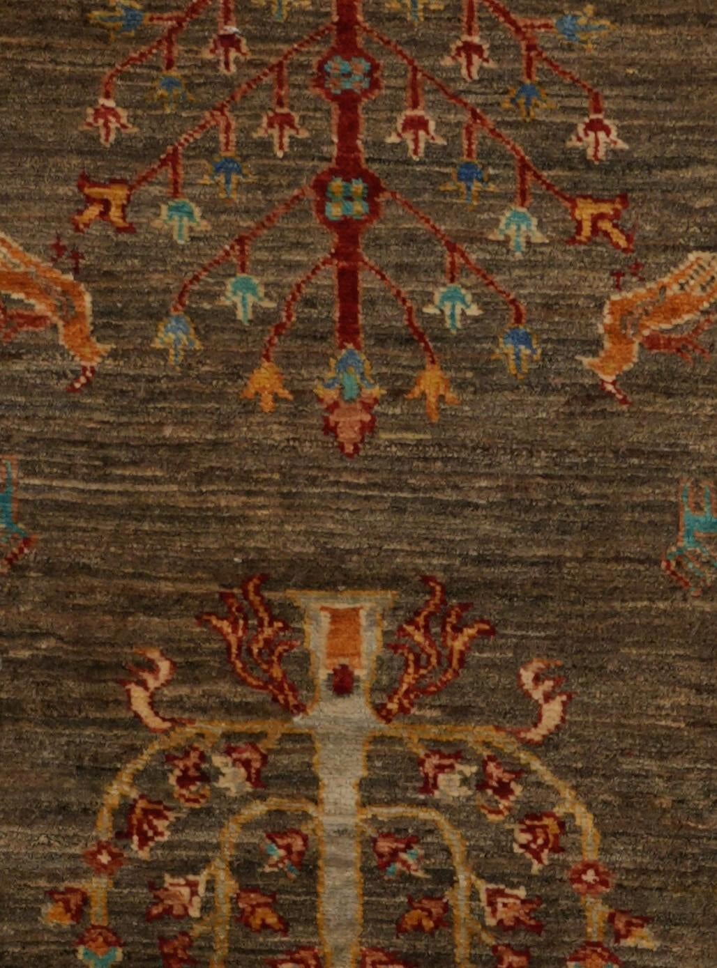 2' 9 x 9' 10 Hand Knotted Ariana Ziegler Runner Rug