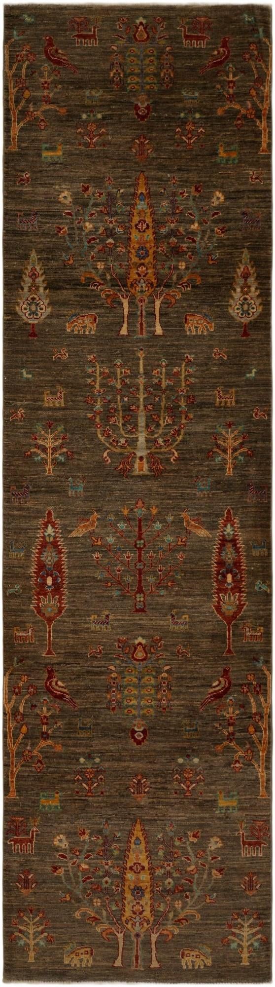 2' 9 x 9' 10 Hand Knotted Ariana Ziegler Runner Rug