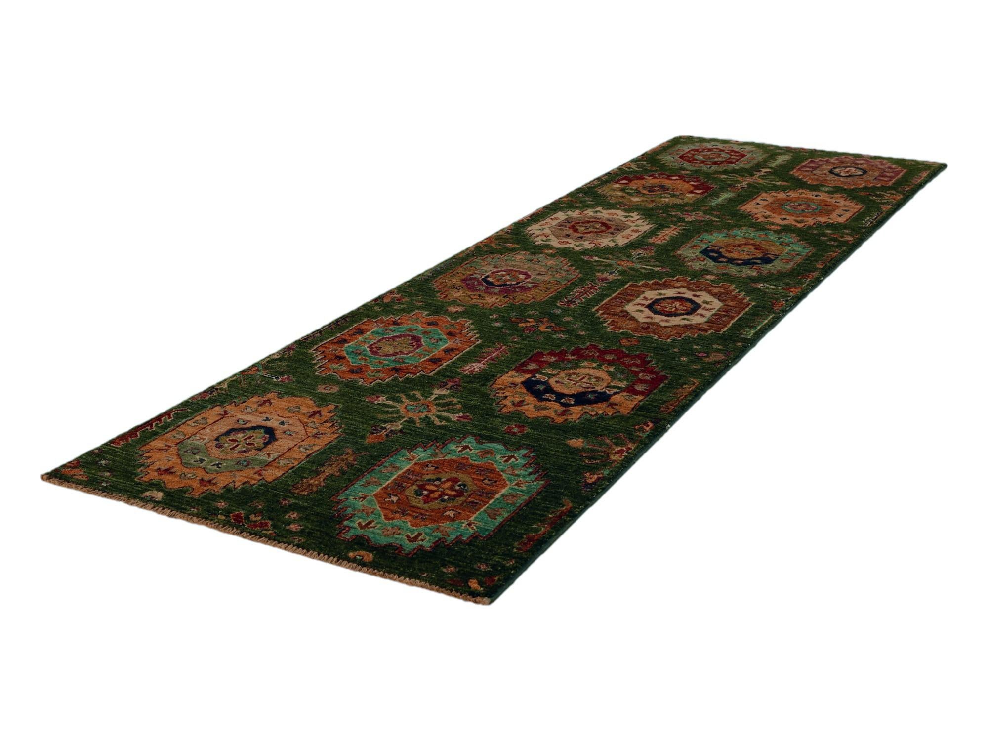 2' 11 x 9' 6 Hand Knotted Ariana Ziegler Runner Rug