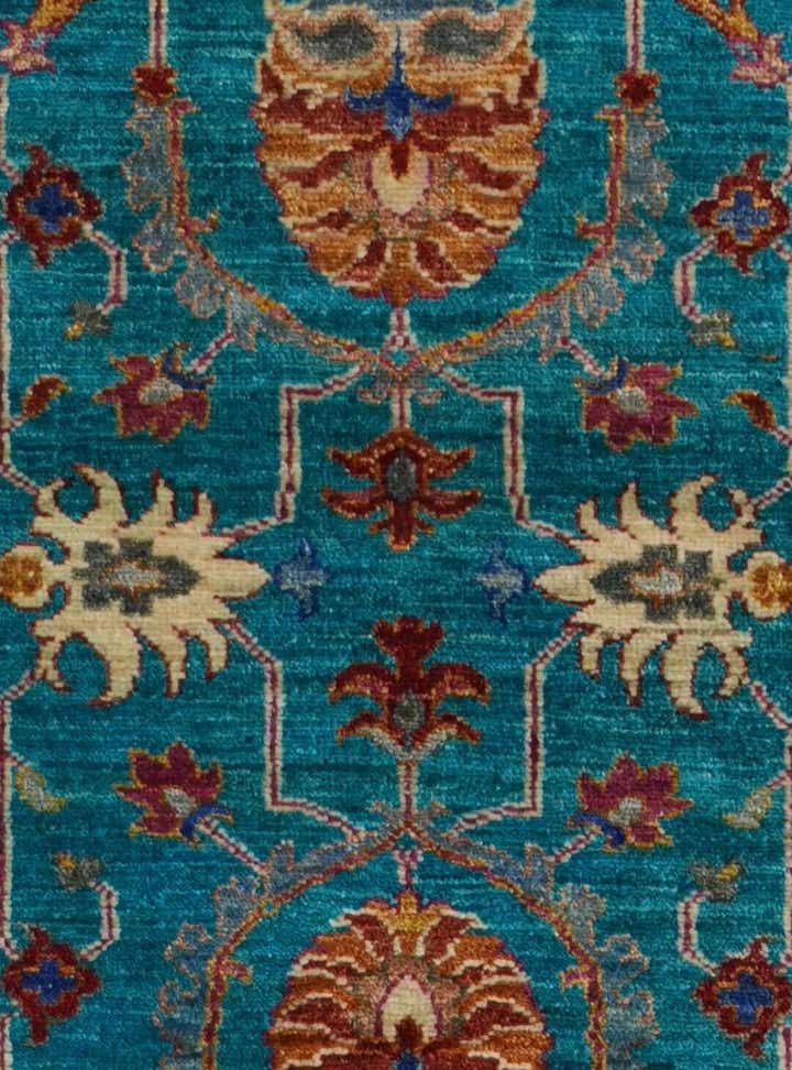 2' 9 x 9' 11 Hand Knotted Ariana Ziegler Runner Rug