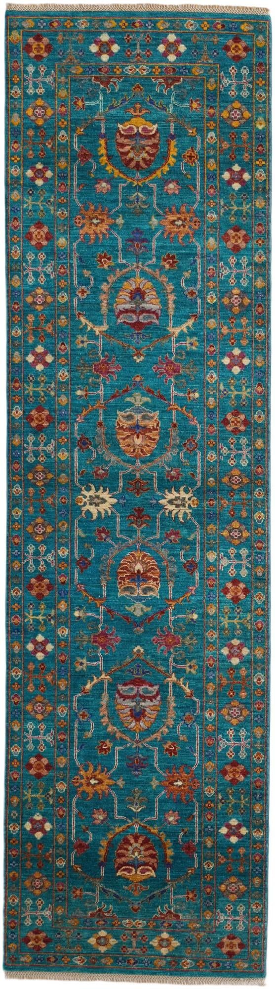 2' 9 x 9' 11 Hand Knotted Ariana Ziegler Runner Rug