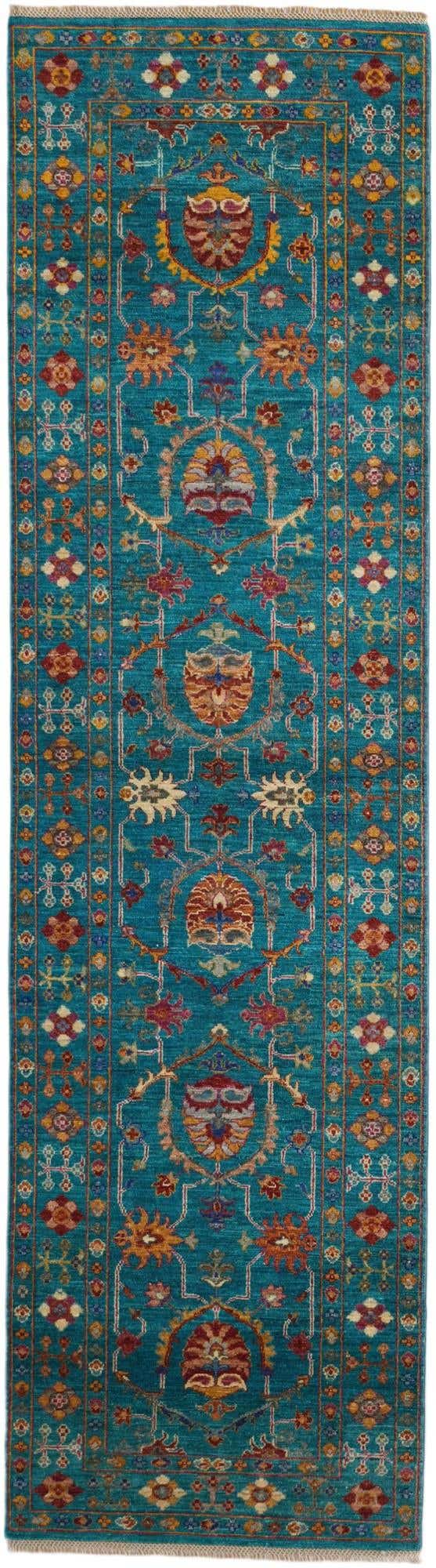 2' 9 x 9' 11 Hand Knotted Ariana Ziegler Runner Rug