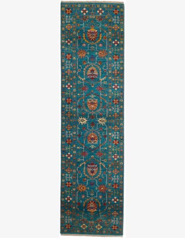2' 9 x 9' 11 Hand Knotted Ariana Ziegler Runner Rug
